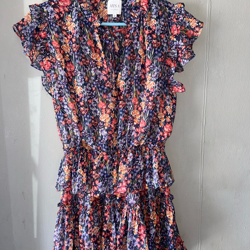 Misa Los Angeles Vibrant Floral Blouse